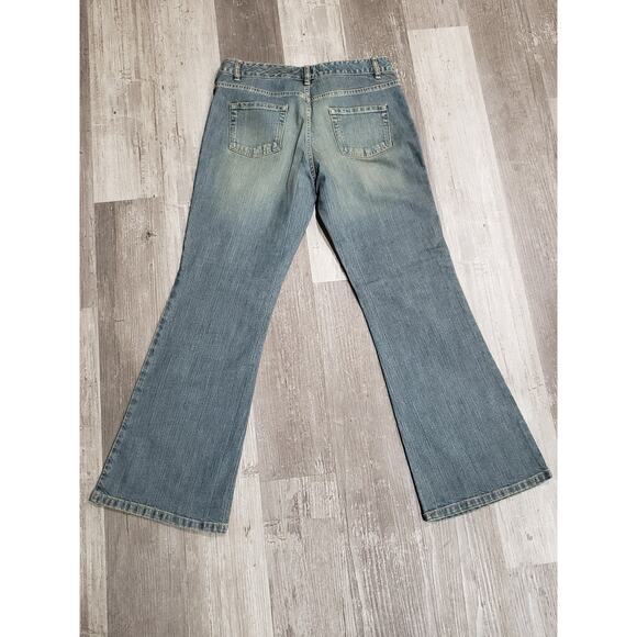 Route 66 Original Clothing Co. Light Washed True Fit Flare Jeans | Size 9 / 10 S - Picture 3 of 7